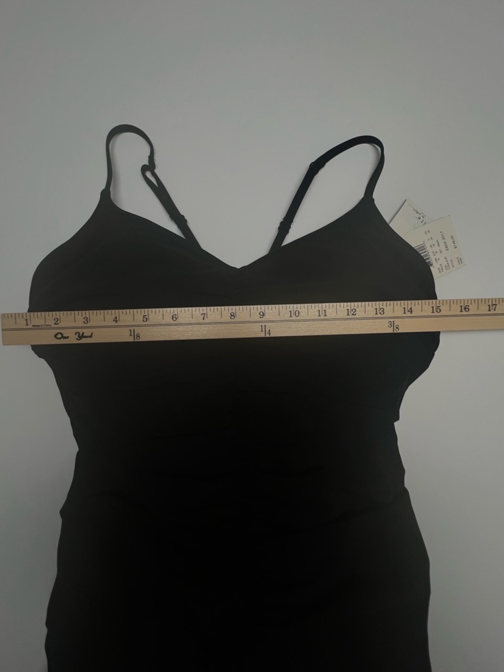 PROFILE by Gottex Black Ruched Swim Dress One Piece Tummy Control Size 16 NWT - Picture 10 of 14